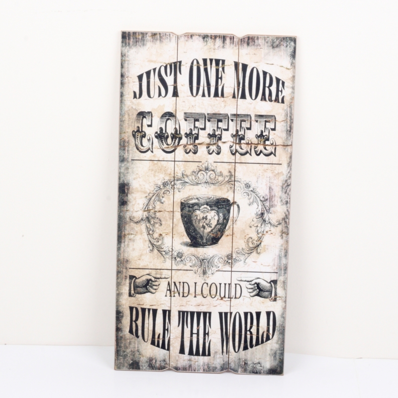 Drevený obraz COFFEE 30x60cm