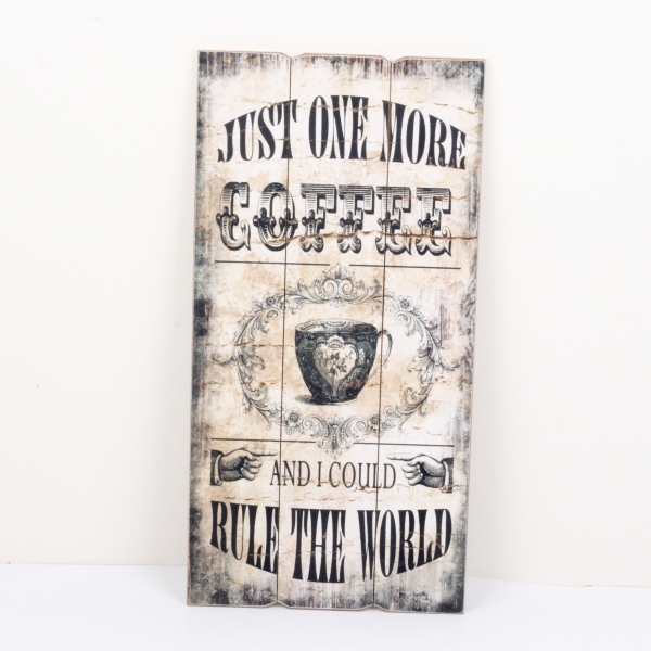 Drevený obraz COFFEE 30x60cm