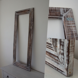 Drevený rám a patinou 50x115cm