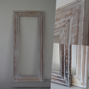 Drevený rám s patinou svetlý 50x115cm