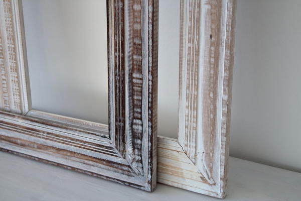 Drevený rám s patinou svetlý 50x115cm