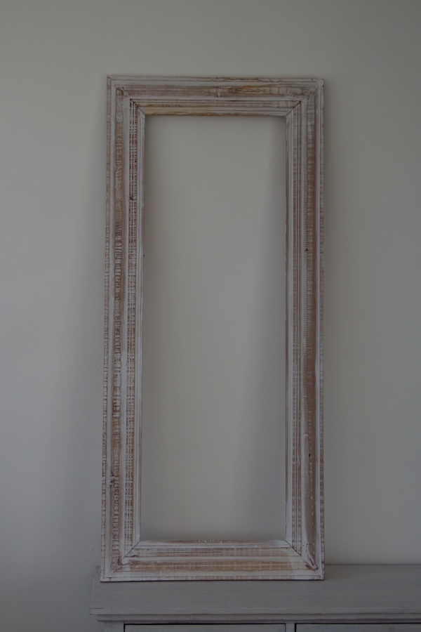 Drevený rám s patinou svetlý 50x115cm