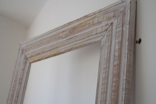 Drevený rám s patinou svetlý 50x115cm