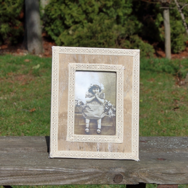 Drevený rámik na fotky 19,5x24,5cm