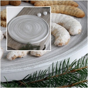 Drevený servírovací podnos na cukrovinky 39cm