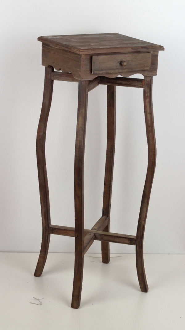 Drevený stojan na kvety s zásuvkou 36 × 100 × 36cm