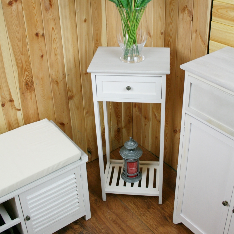 Drevený stolík na kvety 35 x 27 x 79cm