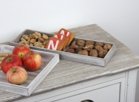 Drevený tácka s patinou 40x15cm