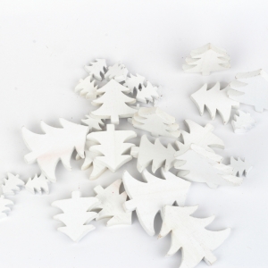 Drevený vianočný stromček mix 30 ks