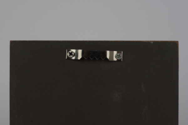 Drevený vintage obraz anjel 14x12cm