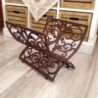 Držiak na drevo liatinový