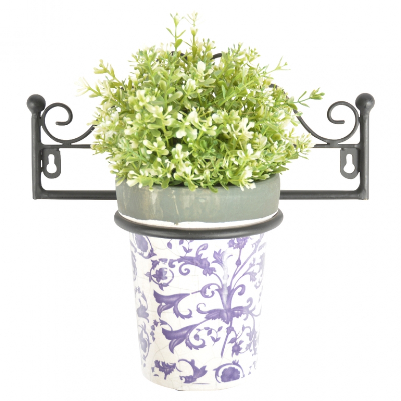 Držiak na kvetináč s ornamentami