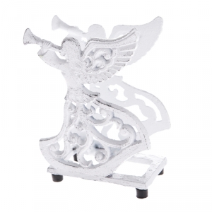 Držiak na papierové servítky anjel biely