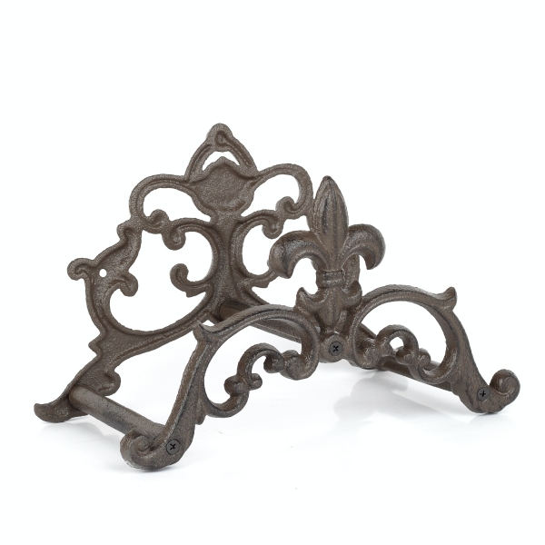 Držiak na záhradnú hadicu liatinový hnedý