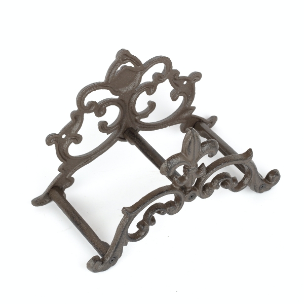 Držiak na záhradnú hadicu liatinový hnedý