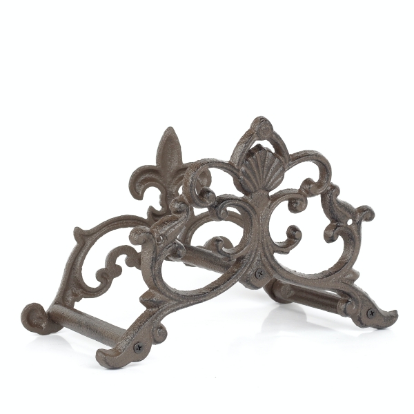 Držiak na záhradnú hadicu liatinový hnedý