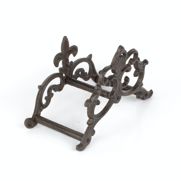 Držiak na záhradnú hadicu liatinový hnedý