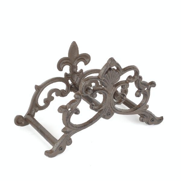 Držiak na záhradnú hadicu liatinový hnedý