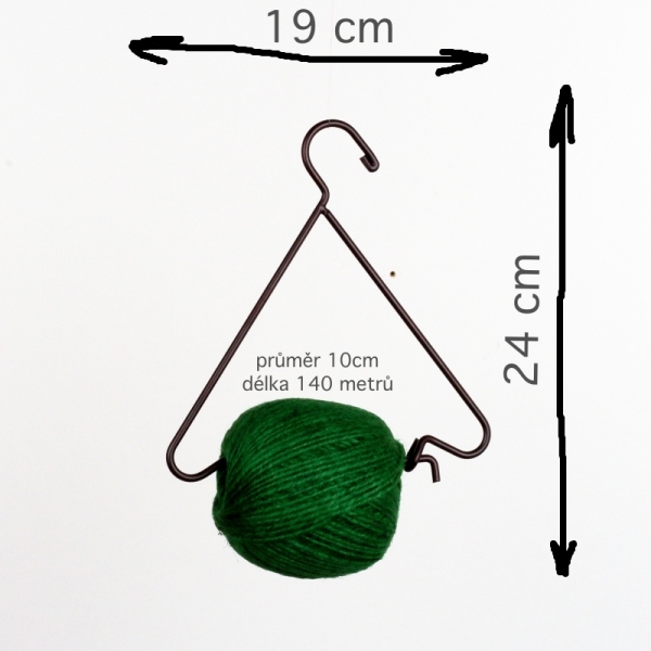 Držiak na záhradný povrázok 140m