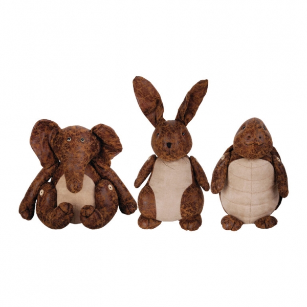 Dverná zarážka kožená, zajac