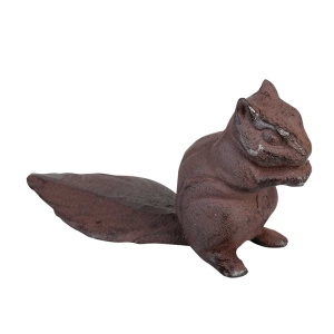 Dverná zarážka veverička liatina 18x6,2x10cm