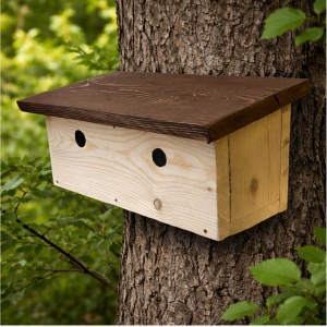 Dvojbudka pro vrabce 22 x 42 x 24 cm