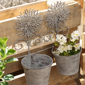 Dvojitý kvetináč Gerbera pr. 15cm