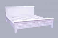 Dvojlôžková posteľ biela 215x92x197cm