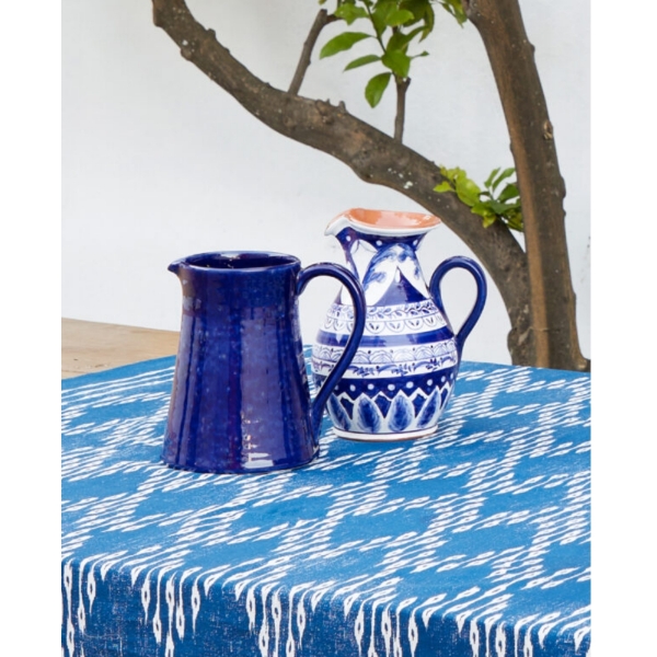 Džbán ABBEY modrý 2 l keramický