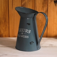 Džbán plechový Flowers 23cm