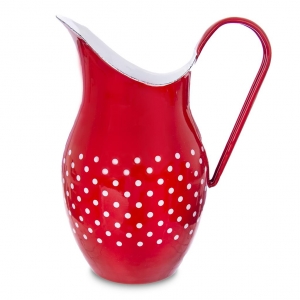Džbán smaltovaný červený 2,5l