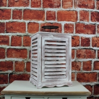 Elektrická lampa / lampáš drevená 40cm