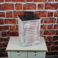 Elektrická lampa / lampáš drevená 40cm