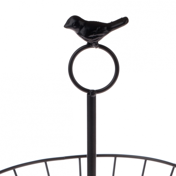 Etažér - čierny kov