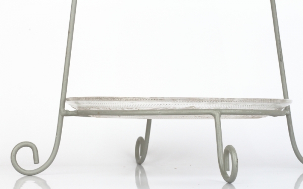 Etažér na cukrovinky 2 poschodia (vrátane tanierov) 46cm