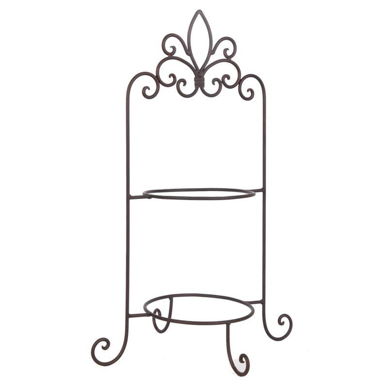 Etažér na dva taniere 57cm