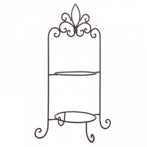 Etažér na dva taniere 57cm