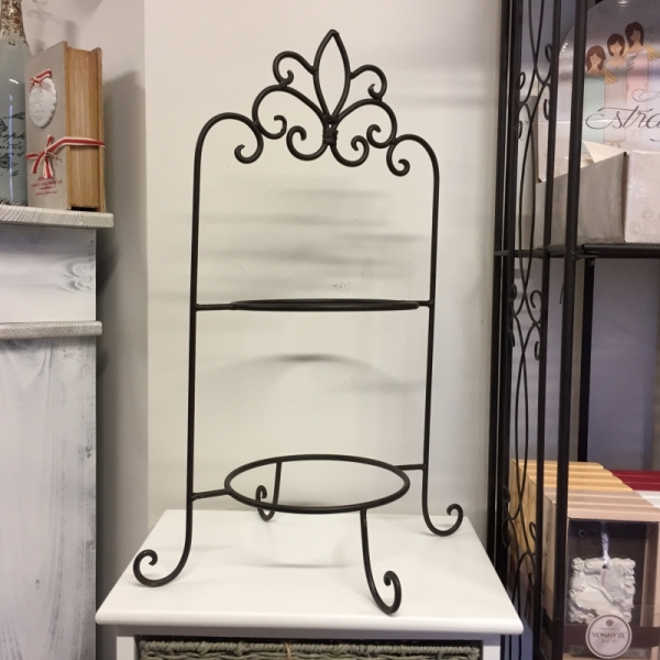 Etažér na dva taniere 57cm