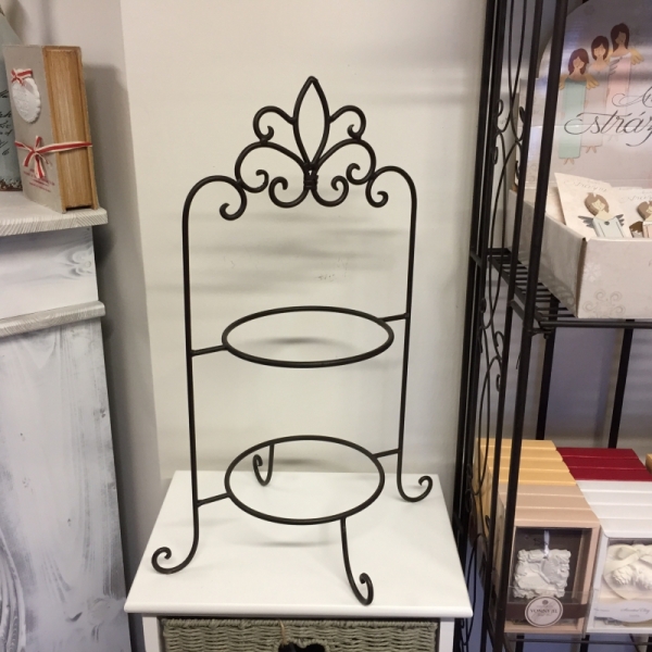 Etažér na dva taniere 57cm