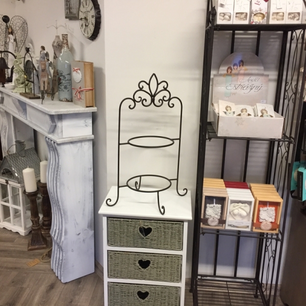 Etažér na dva taniere 57cm