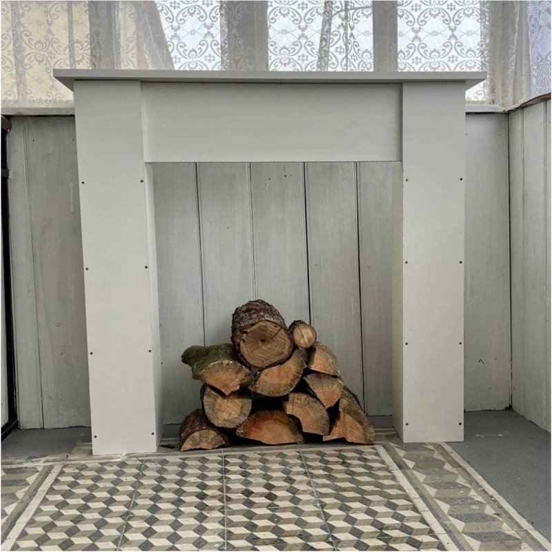 Falošný krb do bytu Florence 110 x 100 x 23 cm