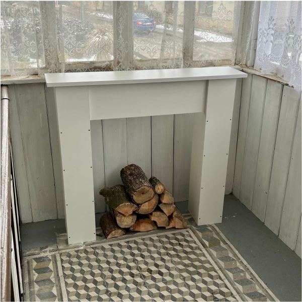 Falošný krb do bytu Florence 110 x 100 x 23 cm