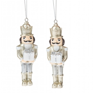 Figúrka luskáčik s darčekom sada 2ks