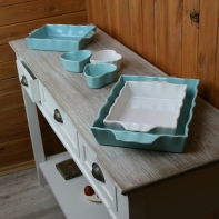 Forma zapekacej keramická biela 30cm