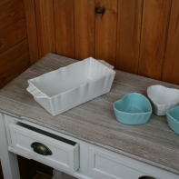 Forma zapekacej keramická biela 30cm