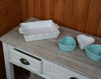 Forma zapekacej keramická biela 30cm