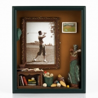 Retro fotorámik golf 19x22,5x5 cm
