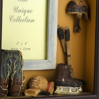 Retro fotorámik hokej 19x22,5x5 cm