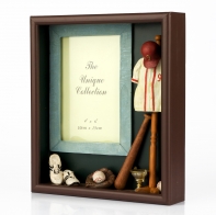 Retro fotorámik baseball 19x22,5x5cm