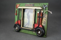 Fotorámček golfový vozík 24,5x19,5cm